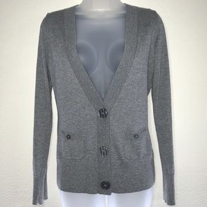Gray Cardigan with Pockets by H&M - Sz. S